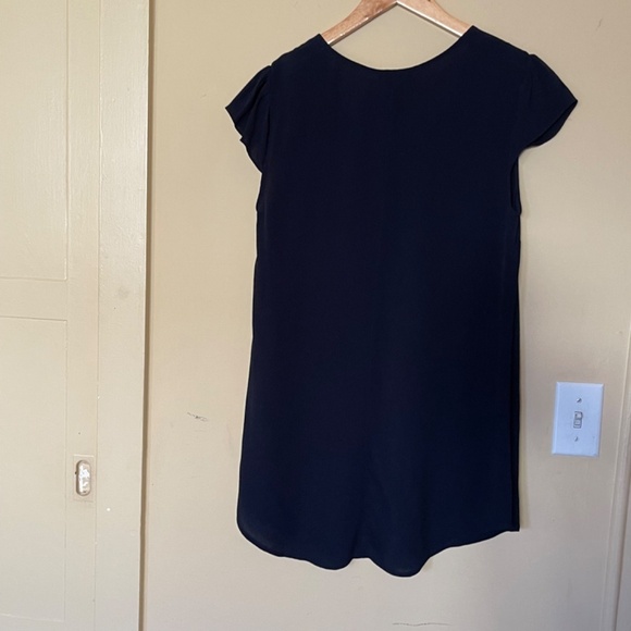 blue tunic blouse flowy top - Picture 3 of 9